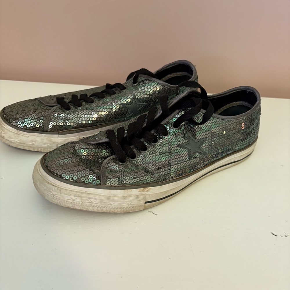 Converse One Star Sequin Sneakers